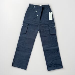 NWT Men’s C’est Bon Tactical Cargo Telegraph Nylon Pants Navy Size S